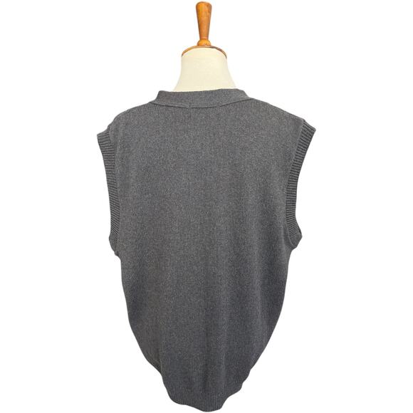 NWT Men's Bill Blass Cotton Blend Vest Preppy Classiccore Quiet Luxury Size XL - Picture 5 of 6